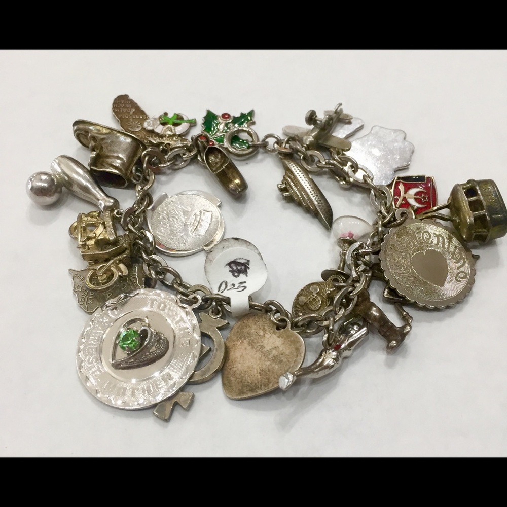 925 Sterling Silver Charm Bracelet